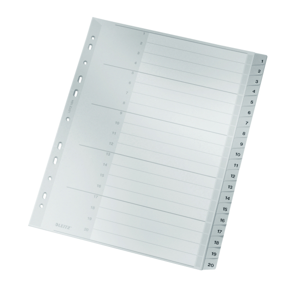 Leitz Numbers tab, 1-20