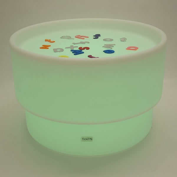 Tickit Sensory Mood Discovery Table natlys til baby Fritstående Hvid