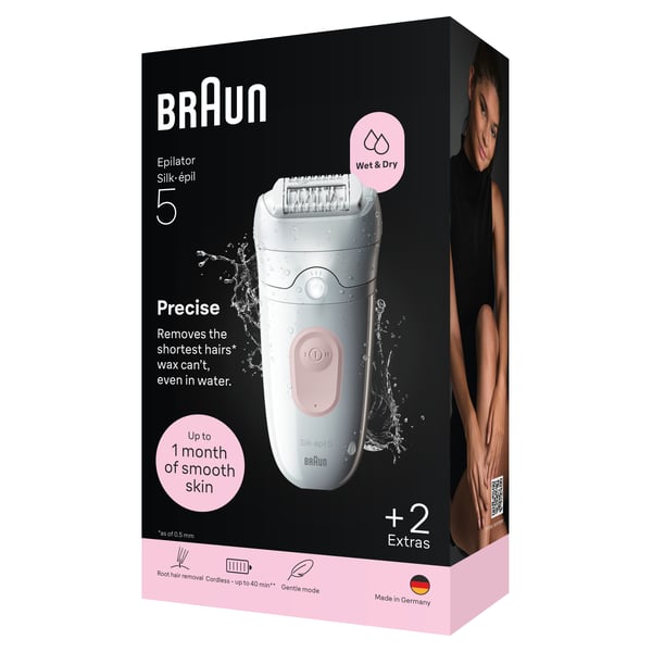 Braun Silk-épil 5 Silk-epil 5 SE 5-011 28 pincetter Hvid
