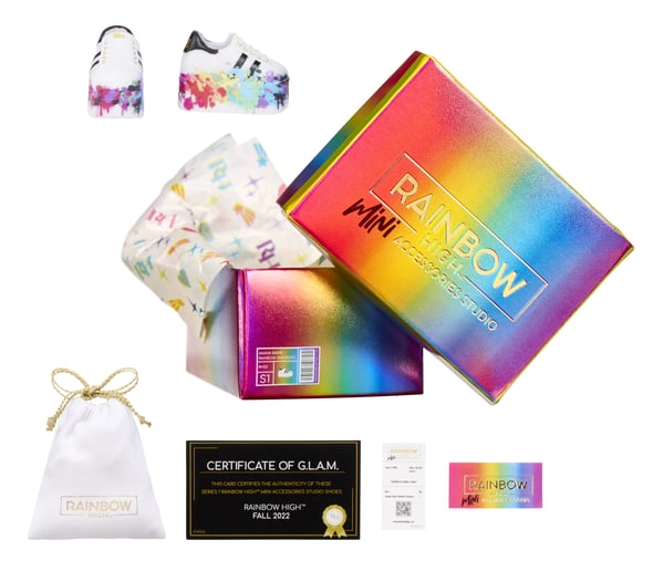 Rainbow High Accessories Studio Series 1, S Assortment in PDQ Dockskor