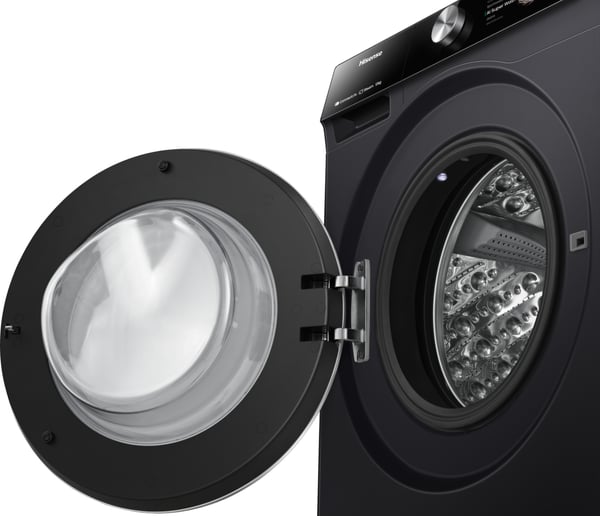 Hisense WF7S1247BB vaskemaskine Front-læsning 12 kg 1400 rpm Sort