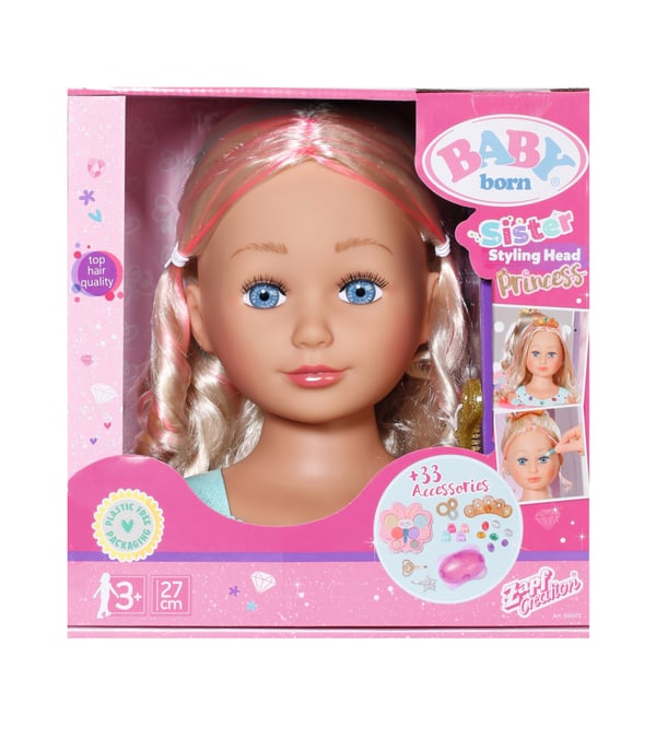 BABY born Sister Styling Princess Head