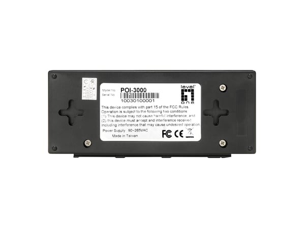 LevelOne POI-3000 PoE-adapters Gigabit Ethernet