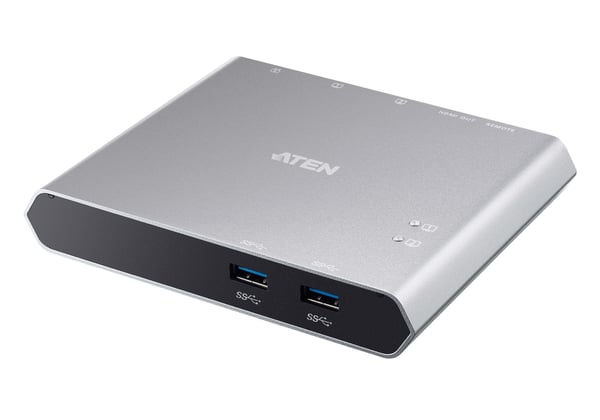 ATEN 2-portars USB-C Gen1-kopplingsswitch med Power Pass-through ATEN 2-portars USB-C Gen1-kopplingsswitch med Power Pass-through