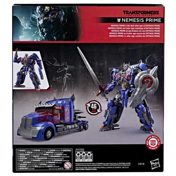 Transformers Studio Series The Last Knight Leader Class Nemesis Prime