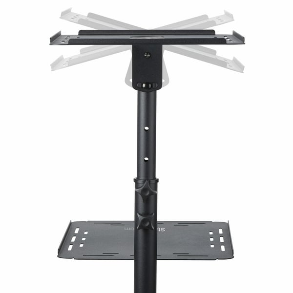 StarTech.com Mobil projektor- och laptopstativ/vagn - Kraftig (2 hyllor, 10 kg vardera)