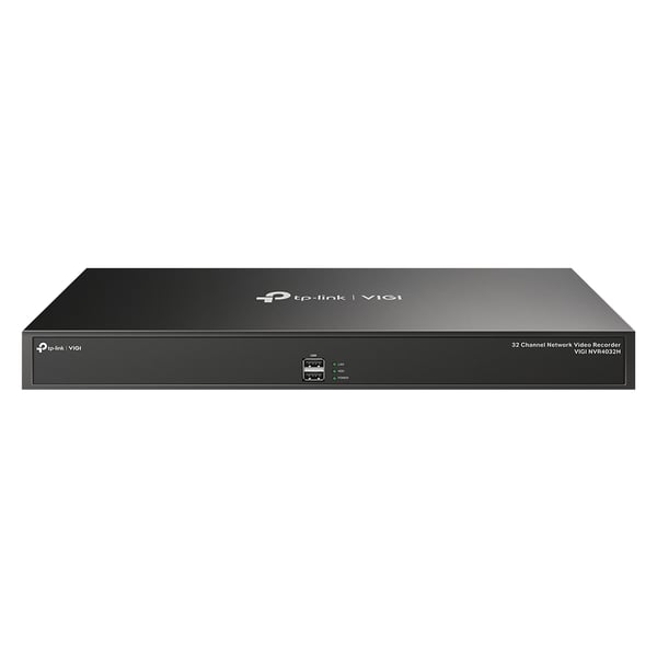 TP-Link VIGI NVR4032H verkkovideotallennin Musta