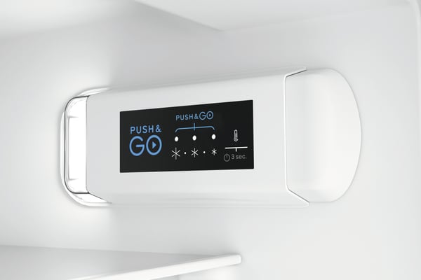 Indesit INBUL021 jääkaappi Kiinteä 144 L Harmaa