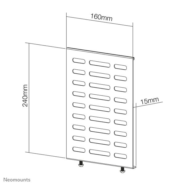 Neomounts NS-MBTC100BLACK monitorikiinnikkeen lisävaruste