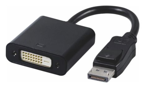 Microconnect DPDVID videokabel adapter 0,15 m DisplayPort DVI-D Sort