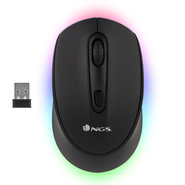 NGS SMOG-RB mus Spil Ambidextrous RF trådløs + Bluetooth Optisk 2400 dpi