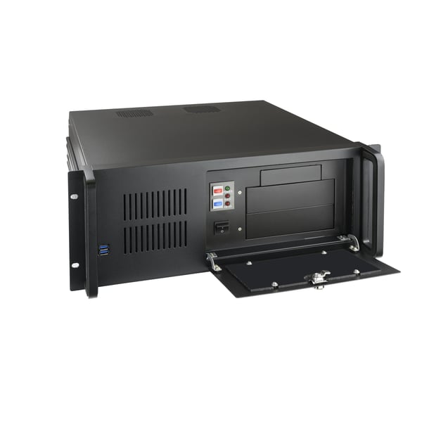 TooQ RACK-406N-USB3 stativ 4U Vægmonteret stativ Sort