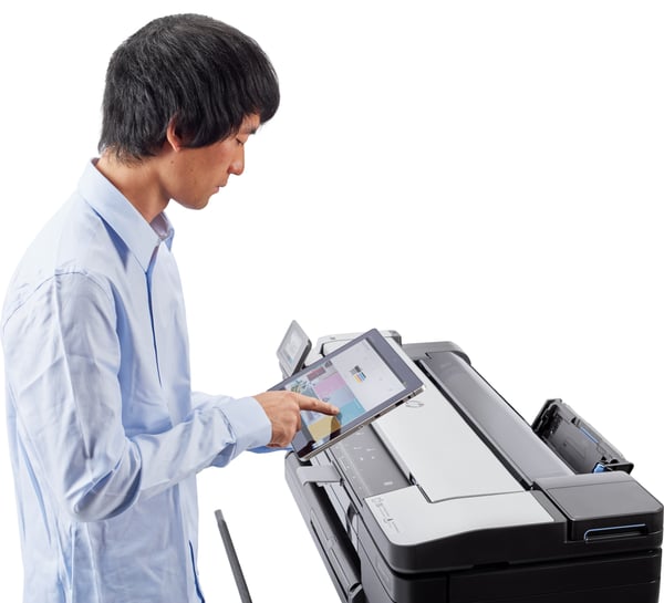 HP Designjet T830 24"-multifunktionsprinter