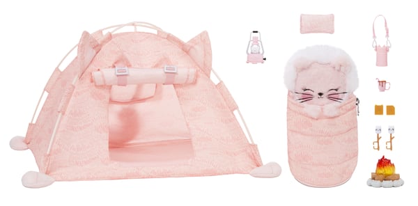 Na! Na! Na! Surprise Kitty-Cat Campground Playset Nukke-leikkisetti