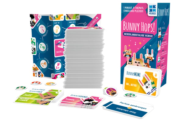 MEGABLEU Bunny Hops! 20 min Korttipeli Juhla