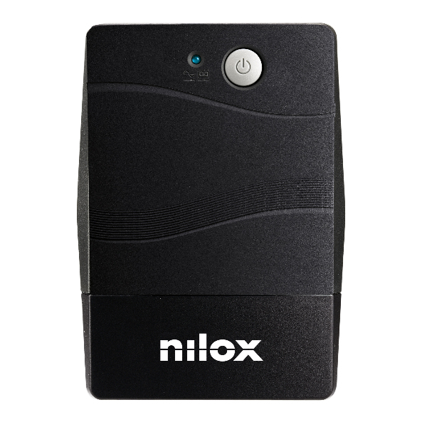 Nilox NXGCLI12001X7V2 UPS-enhed Interaktivt indgangsstik 1,2 kVA 840 W 2 AC stikkontakt(er)
