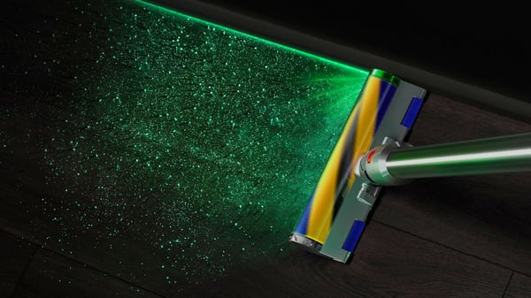Dyson V15 Detect Absolute Skaftdammsugare, 2-i-1 Batteri Torr Utan påse 0,76 l 660 W Nickel, Gul