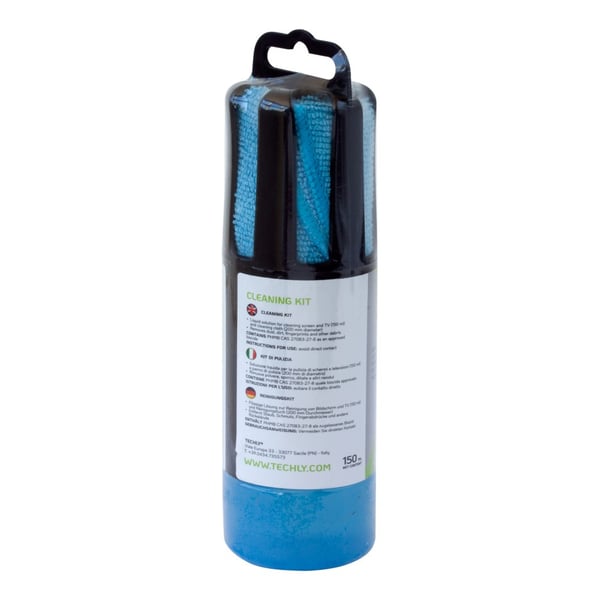 Techly ICSB-CS5005BLTY rensegrej til værktøj Universel Udstyrsrensning spray & tørklude 150 ml