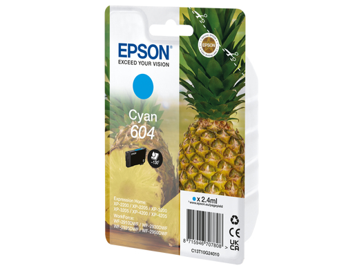 Epson Singlepack Cyan 604 Ink