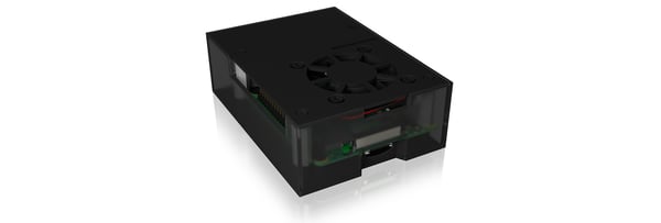 ICY BOX IB-RP108 Ask Antracit, Svart