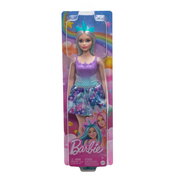 Barbie Dukke Mattel Unirosec Dukke Lilla Turkis Outfit HRR15