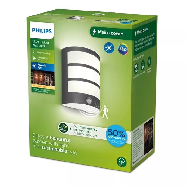 Philips 8720169269194 utomhusbelysning Väggbelysning för utomhusbruk LED A