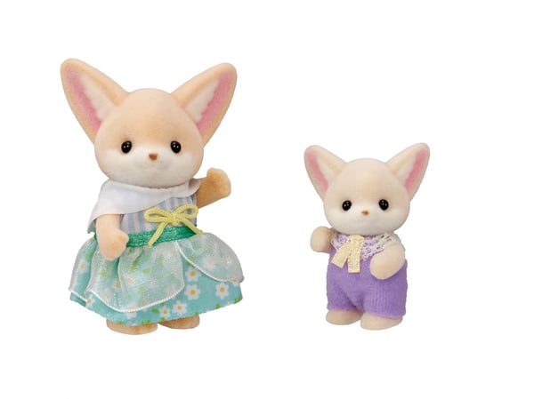 Sylvanian Families Skovsturssæt - Fennec Ræv Søster & Baby