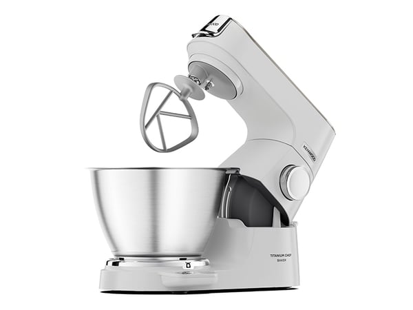 Kenwood KVC65.001WH matberedare 1200 W 5 l Rostfritt stål, Vit Inbyggd våg