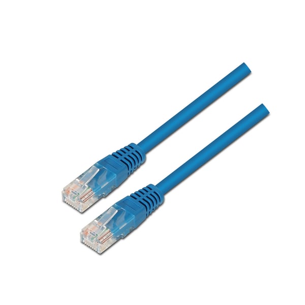 AISENS A133-0190 nätverkskablar Blå 0,5 m Cat5e U/UTP (UTP)