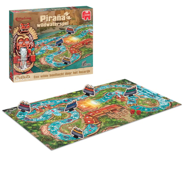 Jumbo Ganzenbord Efteling - Piraña Wildwaterspel