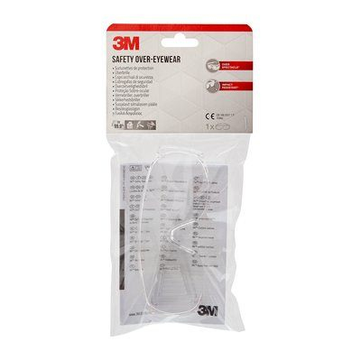 3M VISCC1 glasögon utan styrka Unisex Rektangel Hel båge Transparent