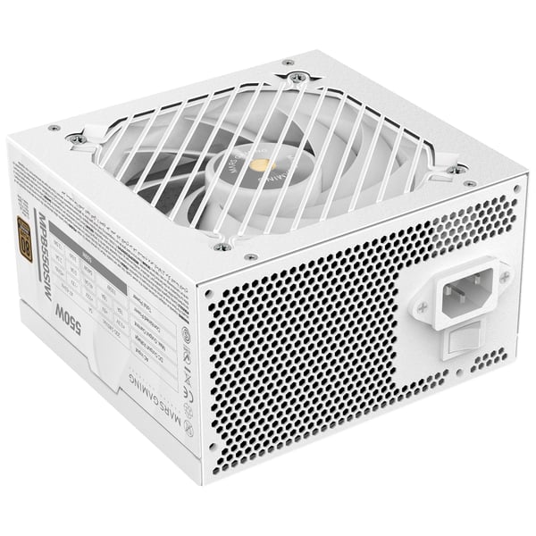 Mars Gaming MPB550SIW strömförsörjningsenheter 550 W 24-pin ATX ATX Vit