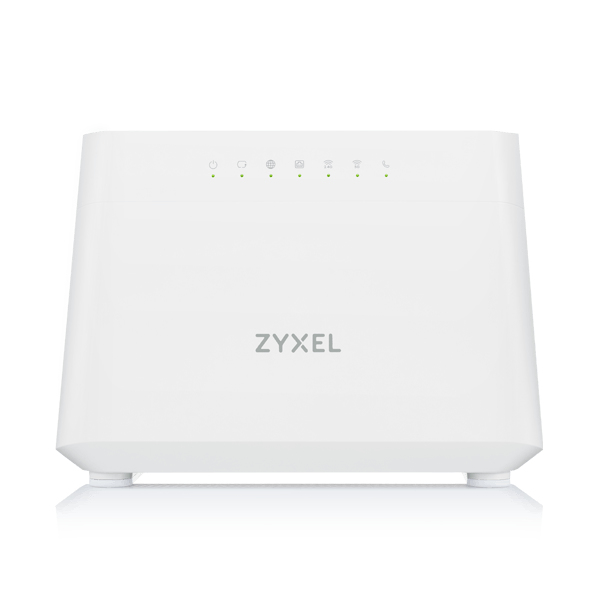 Zyxel DX3301-T0 trådløs router Gigabit Ethernet Dual-band (2,4 GHz / 5 GHz) Hvid
