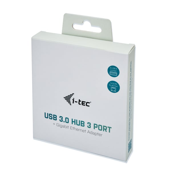 i-tec Metal U3METALG3HUB gränssnittshubbar USB 3.2 Gen 1 (3.1 Gen 1) Type-A 5000 Mbit/s Grå