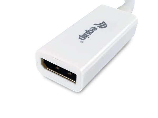 Equip 133440 videokaapeli-adapteri 0,15 m Mini DisplayPort DisplayPort Valkoinen