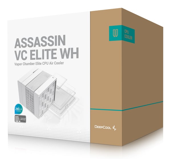 DeepCool Assassin VC Elite WH Suoritin Ilmanjäähdytin 120/140 mm Valkoinen 1 kpl