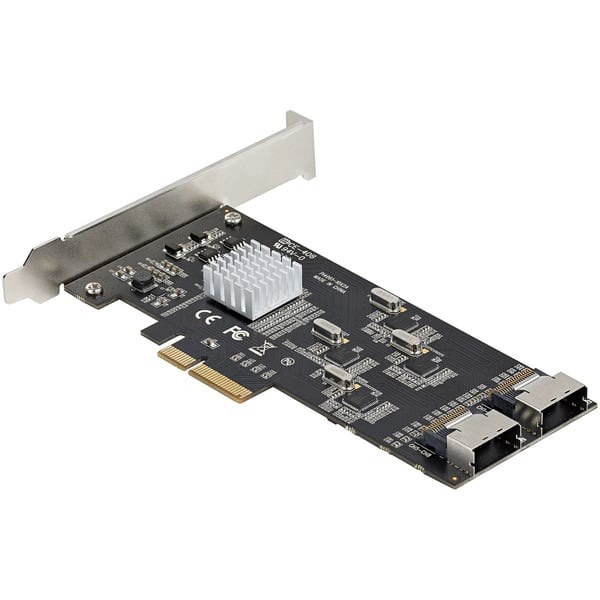 StarTech.com SATA PCIe-kontroller 8 portar - 6 Gbit/s PCI Express SATA-adapter - SATA PCIe-gränssnitt