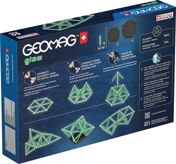 Geomag Glow Recycled Neodymmagnetleksak