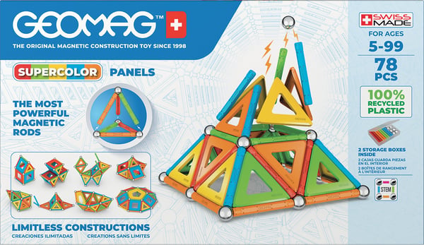 Geomag SuperColor Panels Recycled Neodymmagnetleksak