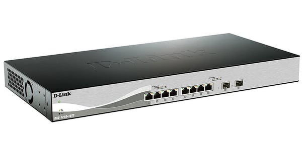 D-Link DXS-1210-10TS Administreret L2/L3 10G Ethernet (100/1000/10000) 1U Sort, Sølv