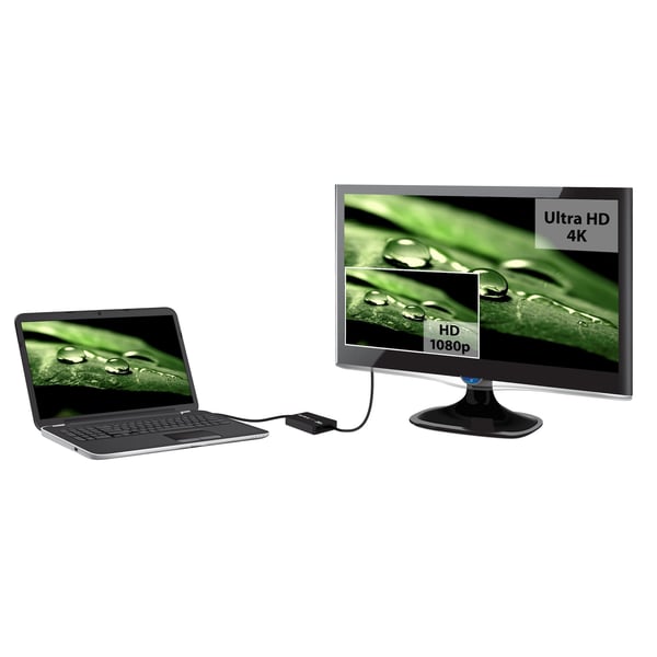 StarTech.com USB32HD4K USB grafisk adapter 3840 x 2160 pixel Sort