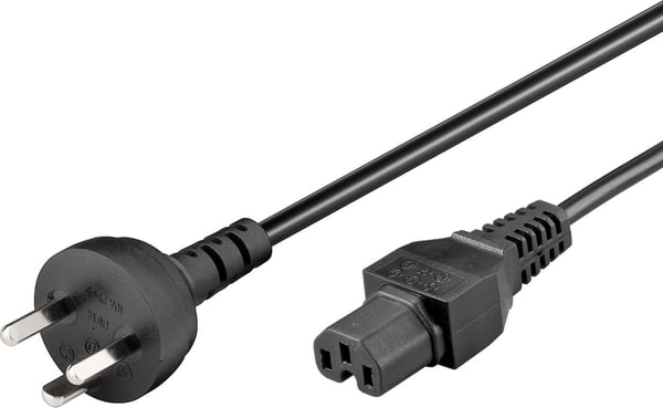 Microconnect PE130418 el-ledning Sort 1,8 m DK-EDB C15 forbinder