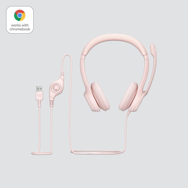 Logitech H390 - Headset - On-Ear - trådbunden
