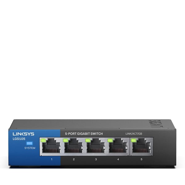 Linksys 5-portars Business Desktop Gigabit-switch (LGS105)