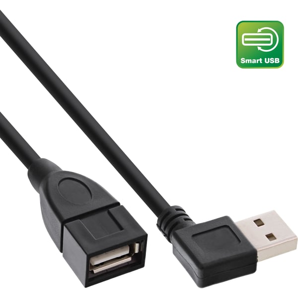InLine 34602R USB-kablar USB 2.0 0,2 m USB A Svart