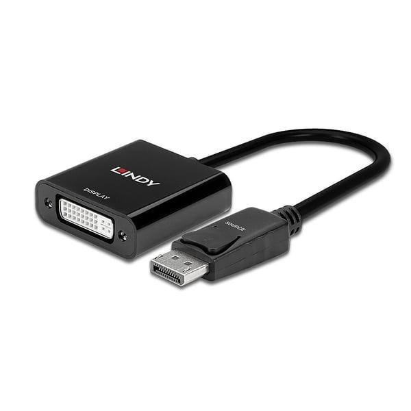 Lindy 41734 videokabel adapter Sort