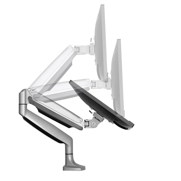 StarTech.com ARMPIVOTHD fäste och ställ till bildskärm 81,3 cm (32") Bord Silver