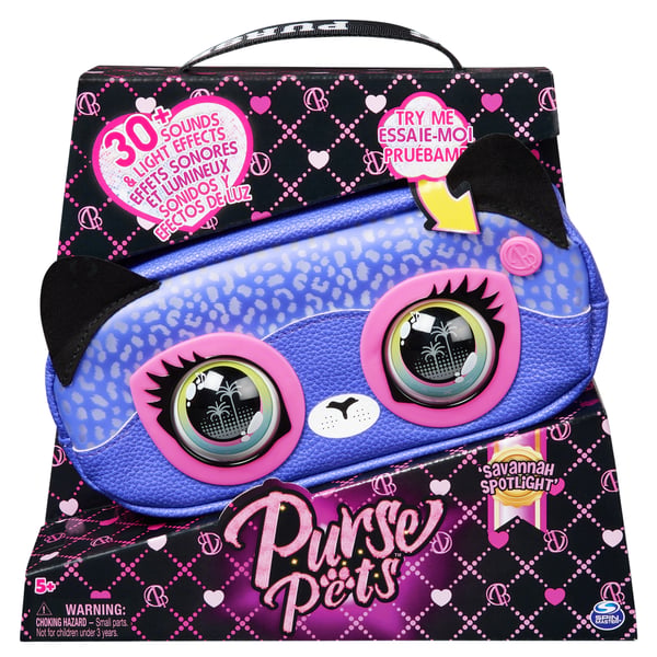 Purse Pets BAG Belt Bag Cheetah GML mavetaske Lyserød, Violet