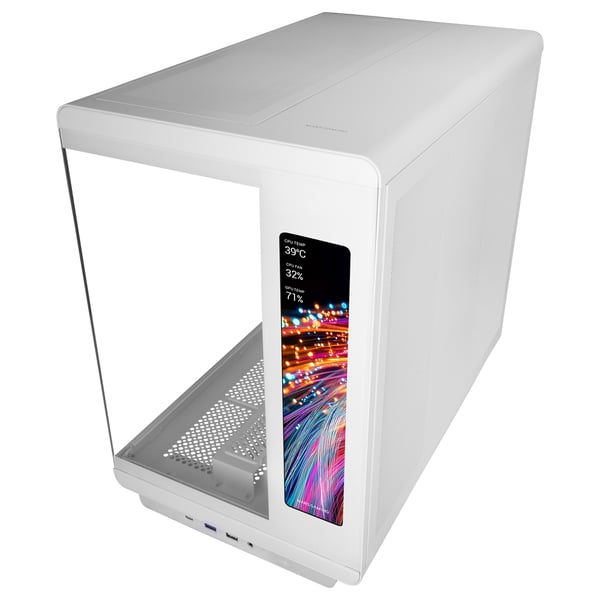 Mars Gaming MCREVMAXW datorväskor Midi Tower Vit