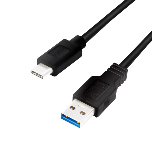 LogiLink CU0170 USB-kabel USB 3.2 Gen 1 (3.1 Gen 1) 2 m USB A USB C 5 Gbit/sek. Sort LogiLink CU0170 USB-kabel USB 3.2 Gen 1 (3.1 Gen 1) 2 m USB A USB C 5 Gbit/sek. Sort